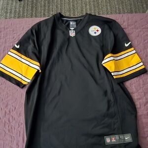 NFL ORIGINAL  Black and Yellow Jersey with Stripes